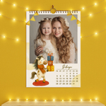 PSD-Шаблон перекидного календаря "Лошадки"