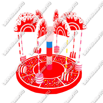 Электрическая карусель детская 4KIDS "Праздник"