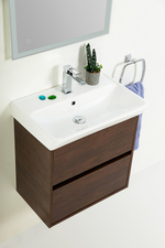 Тумба под раковину BelBagno Neon 60 NEON-600-2C-SO-RS подвесная Rovere Scuro
