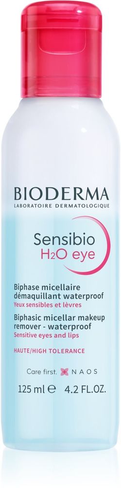 Bioderma Sensibio H2O eye Двухфазный мицеллярный лосьон для глаз и губ