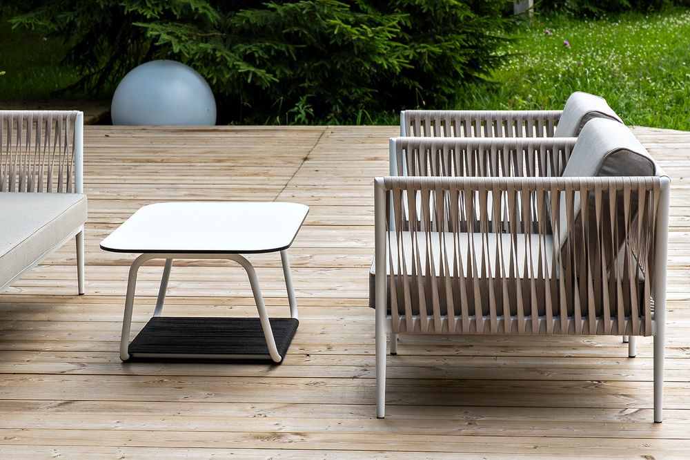 "Касабланка" лаунж-зона плетеная из роупа 4-местная, цвет бежевый