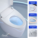 Унитаз напольный Ceruttispa КЛИО (CLIO) Smart CT12153 с дистанционным управлением (680x410x490)