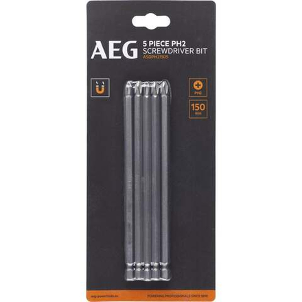 Биты 5 шт, РН2, 150 мм AEG ASDPH21505 4932479506