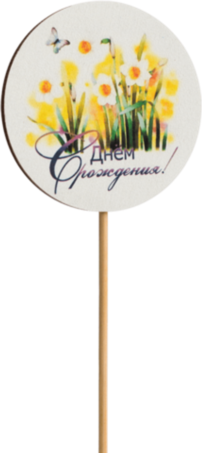 Топпер С Днём рождения! (Комплект 5шт.)