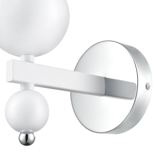 8260/1W MODERNI LN26 белый/хром, металл Бра E14 1*40W 220V NANA