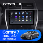 Teyes X1 10,2" для Toyota Camry 7 XV 50 55 2014-2017