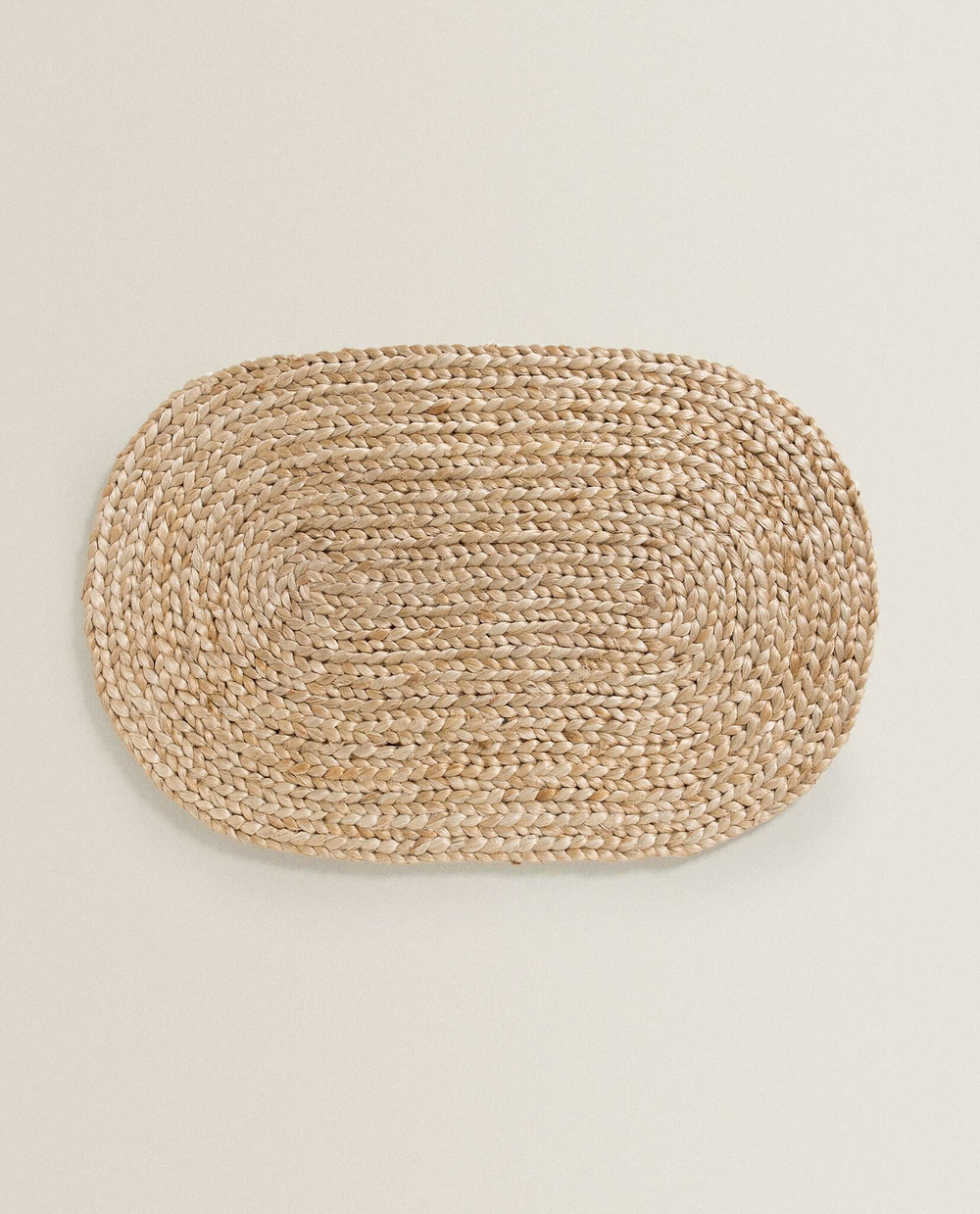 ZARA HOME ОВАЛЬНЫЙ ДЖУТОВЫЙ КОВРИК