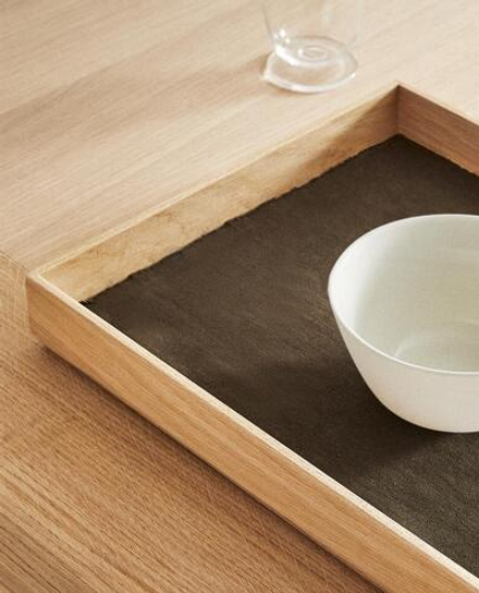 ZARA HOME ЛЬНЯНАЯ САЛФЕТКА, ХАКИ