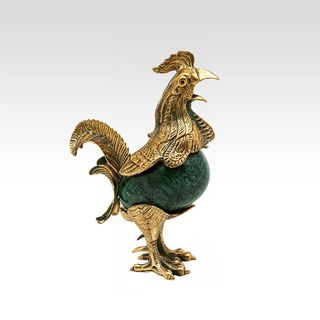 Скульптура "Подъем!" (змеевик)