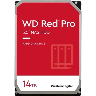 Жесткий диск WD SATA-III 14TB WD142KFGX NAS Red Pro (7200rpm) 512Mb 3.5"