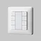 Кнопочная настенная панель DALI DT6 панель для 4-х групп Lighting control 721050