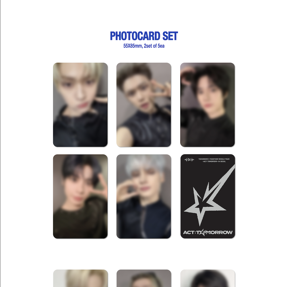 Набор TXT - TOMORROW X TOGETHER WORLD TOUR "ACT : TOMORROW IN SEOUL"