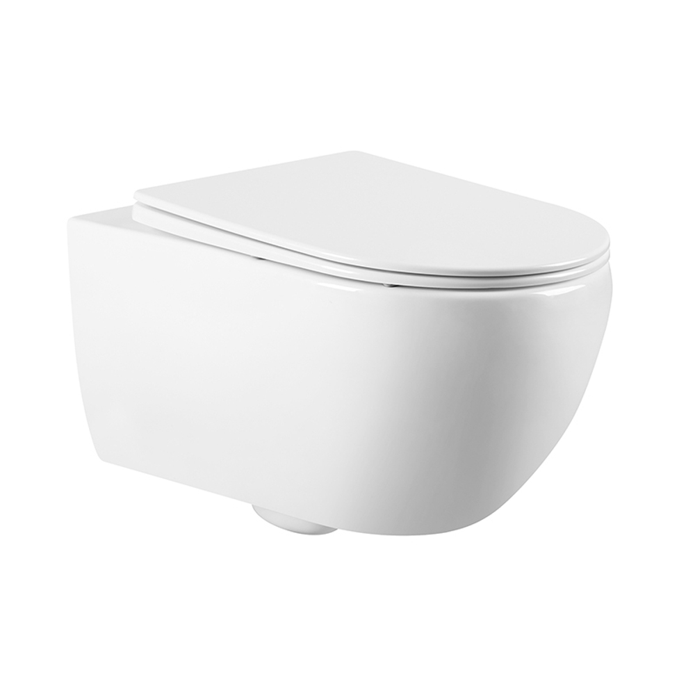 SKANDENBORG RIMLESS Безободковый подвесной унитаз EWC700-125W