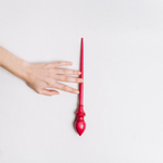 Опорное веретено для прядения из древесины сибирского кедра 280 мм. B78