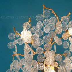 Бра Cloyd HAOMA W3 / выс. 72 см - латунь (арт.20324)