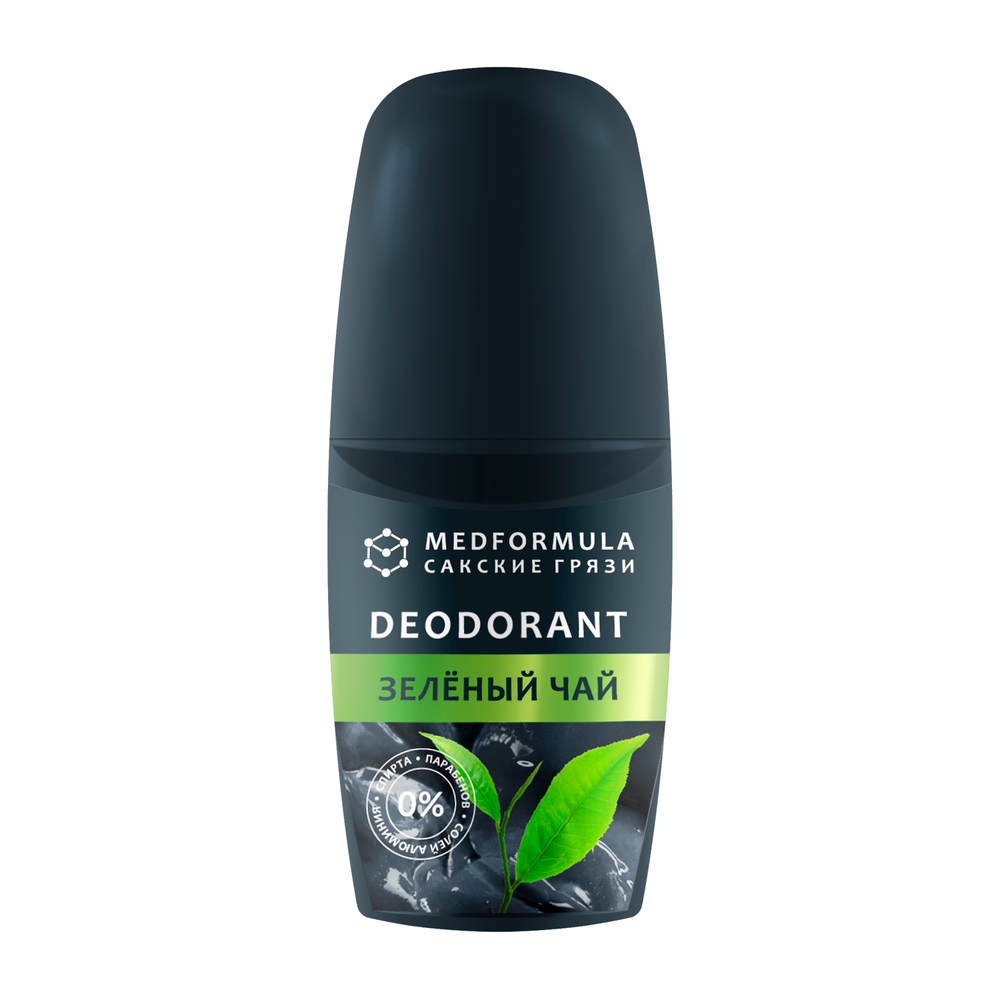 Дезодорант на основе грязи Сакского озера Зеленый чай, 50 г (4 б)
