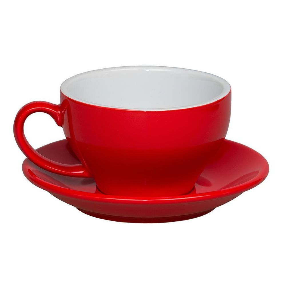 Чайная пара 320 мл красная d 11 см h7 см   (Бариста) красная P.L. Proff Cuisine [6]