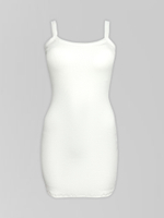 Платье 2019 по фигуре в рубчик на лямочках с чашками