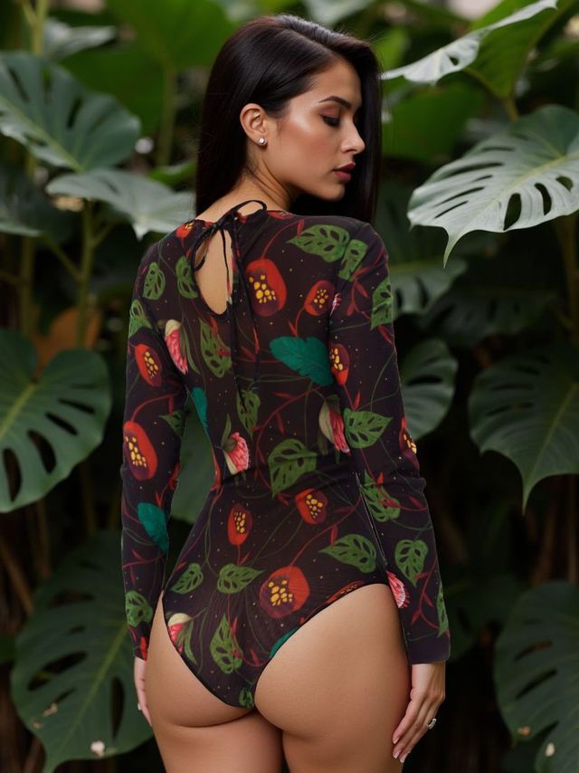 Купальник с рукавом Бали