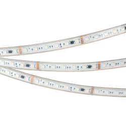 Светодиодная лента герметичная DMX-PS-B60-15mm 24V RGB-PX6 (15W/m, IP67, 5060, 5m) (Arlight, -) 037090