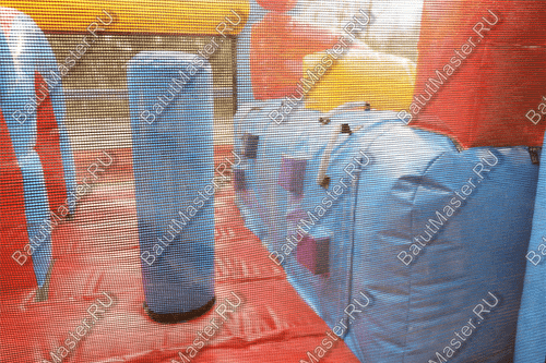 Коммерческий надувной батут "Батутный дрифт" 5,5*3*2,5 м