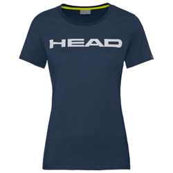 Женская футболка теннисная Head Lucy T-Shirt W - dark blue/white
