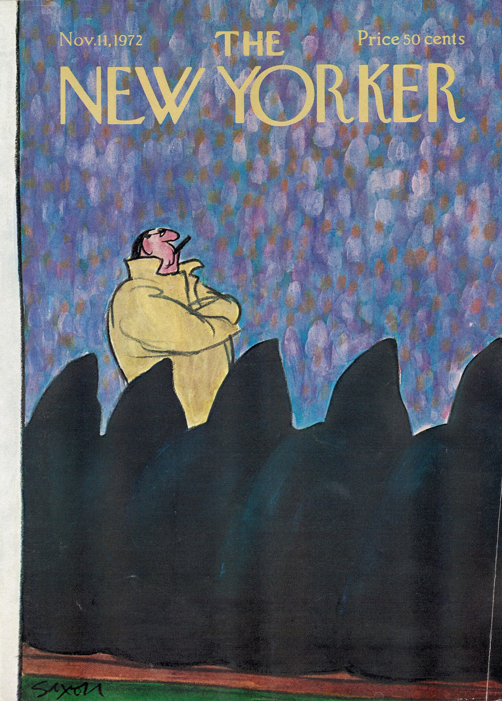 Журнал The New Yorker 11-11-1972, обложка