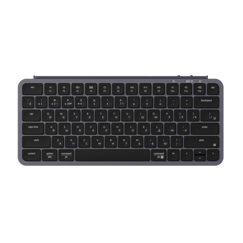 Беспроводная ультратонкая клавиатура Keychron B1 Pro, 77 клавиш, ножничные переключатели, цвет Space grey (B1P-K1)