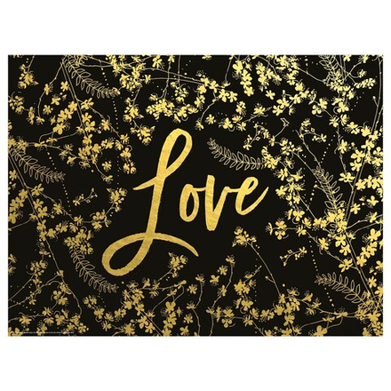 IKEA BILD  (ИКЕА БИЛД)  -  Плакат, Позолоченная любовь, 40x30 см