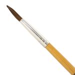 Кисть BRAUBERG, из ворса пони, круглая, № 4, 200190