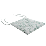 Подушка на стул из хлопка с графичным принтом Папоротник russian north, 40х40х4 см