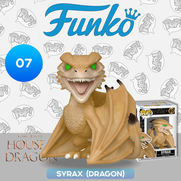 Фигурка Funko POP! TV HOTD Syrax (Dragon) (07) 65605 / Фигурка Фанко ПОП! по мотивам сериала "Дом Дракона", дракон Сиракс