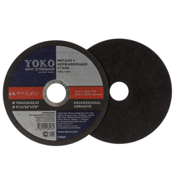 Круг по металлу отрезной 125х0,8х22 Yoko