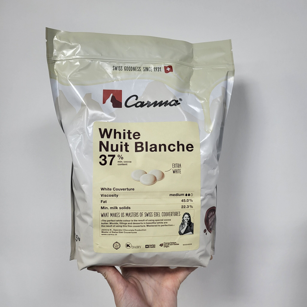 Шоколад белый Nuit Blanche 37% Carma, 500 гр