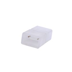 UTC-Q220 K12-B67-NNN CLEAR 025 POLYBAG Соединитель контактный прямой для светодиодных лент 220В 5050 12-14мм. 2 контакта. цвет прозрачный. 25 штук в пакете