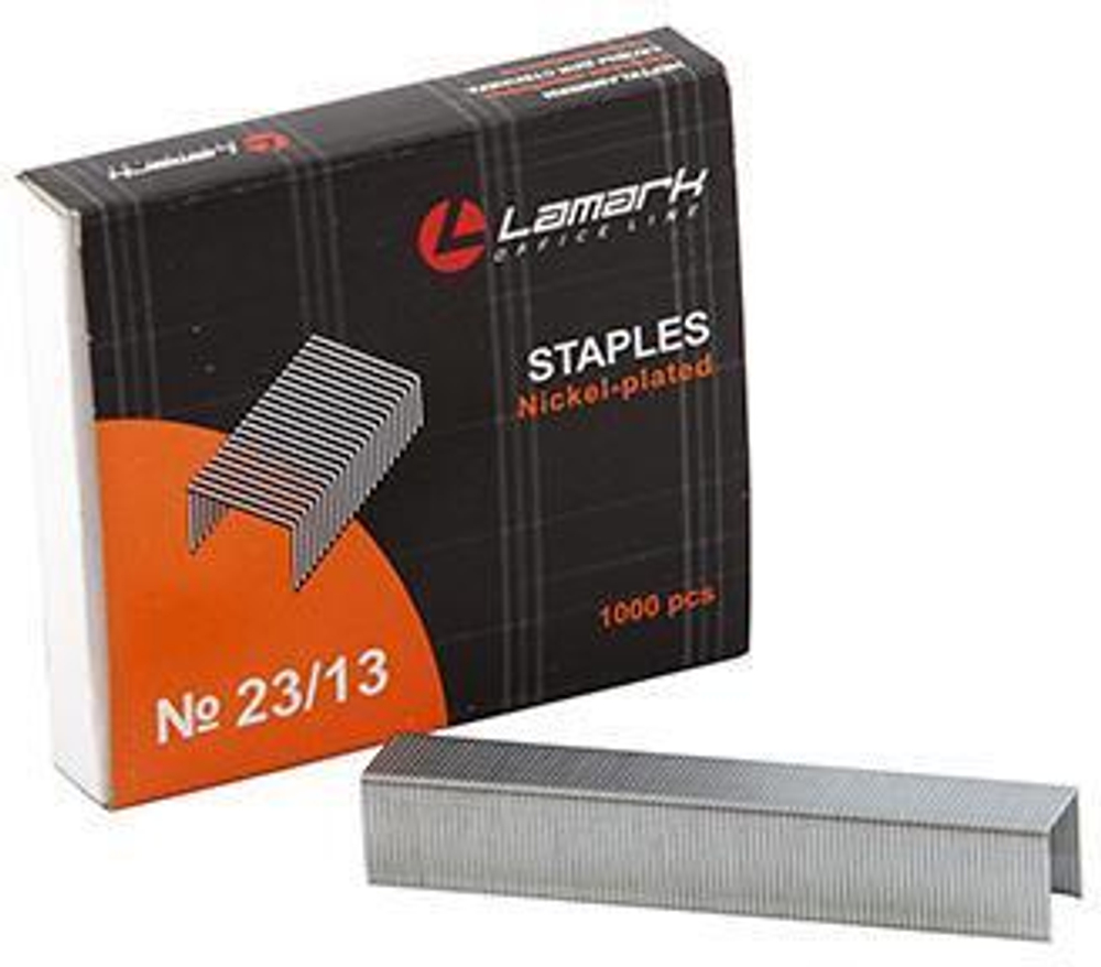 Скобы д/степпл №23/13 1000шт (Lamark)