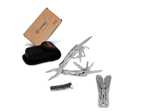 Мультитул Ganzo 105х50х15мм 22 предмета хром