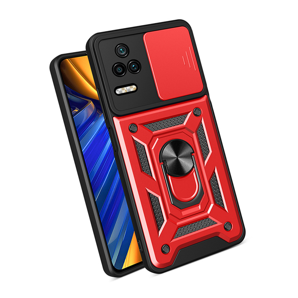 Чехол с кольцом Bumper Case для Xiaomi Poco F4