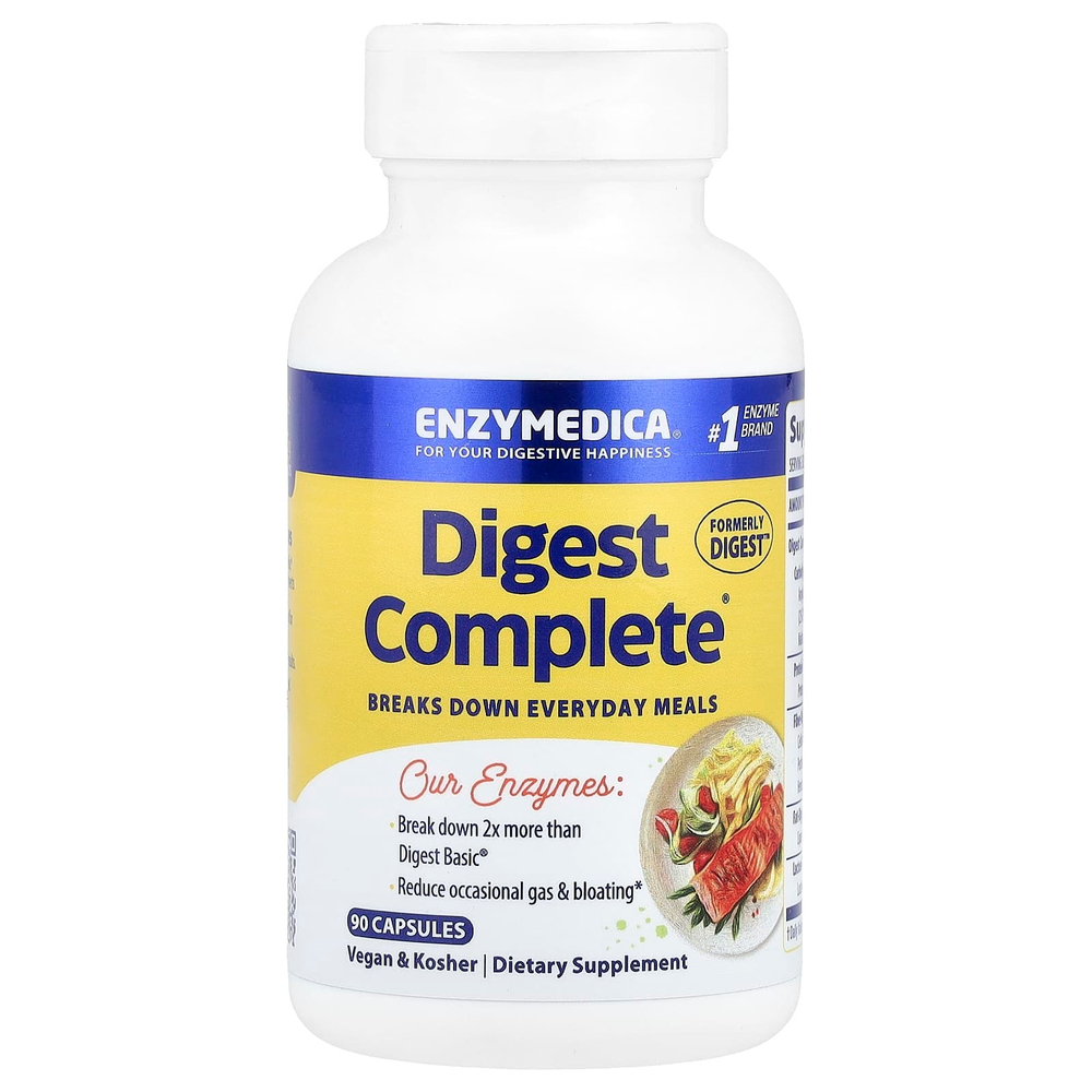 Enzymedica, Digest Complete®, 90 капсул