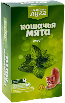 АЛЬПИЙСКИЕ ЛУГА Кошачья сушеная мята спрей 0,1 л