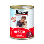 Консервированный корм KARMY, для взрослых собак средних пород, с ягненком, 340 г (Карми)