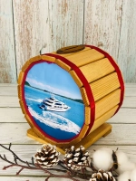 Копилка-бочка "Яхта "