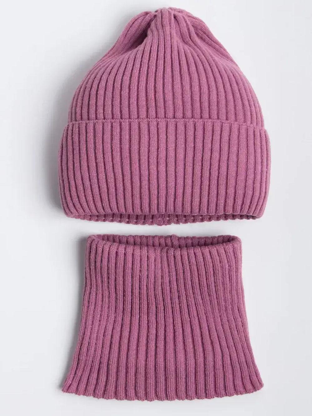 Шапка и снуд для девочки осенние