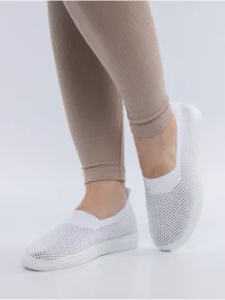 Мокасины летние текстильные