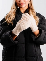 Перчатки теплые вязаные