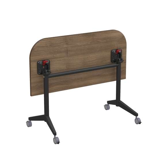 8ФСРР.101-S Складной радиусный стол-трансформер Simple с фиксаторами (1250*600*750)