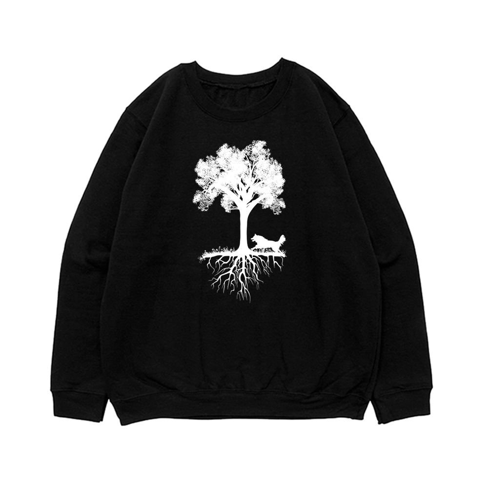 Свитшот "Колли у дерева"