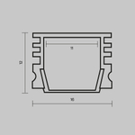 Профиль Led Strip 631005