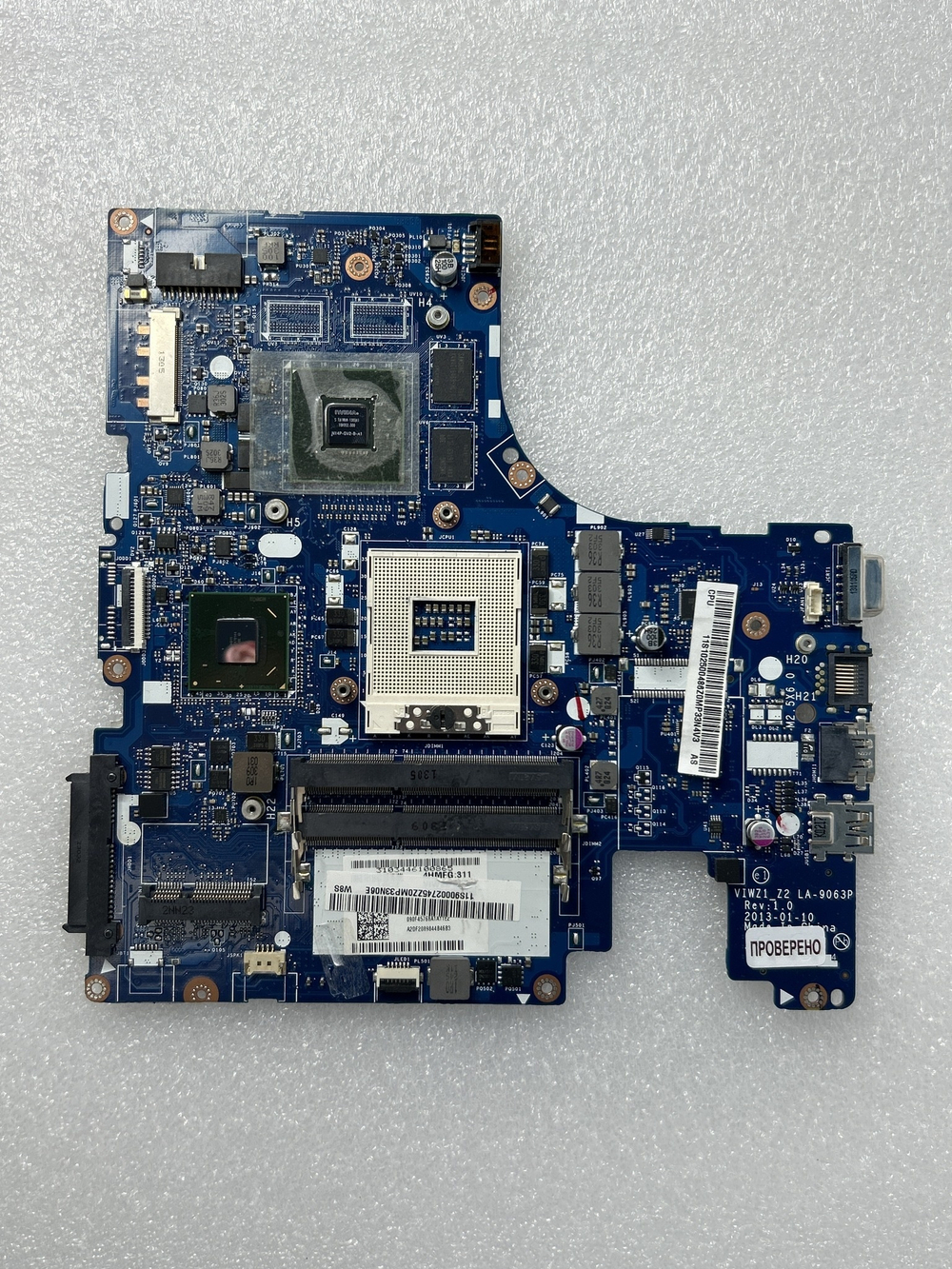 Материнская плата для ноутбука Lenovo Z500 VIWZ2 MB W8S 76 GV 2G BL (90002745), оригинал