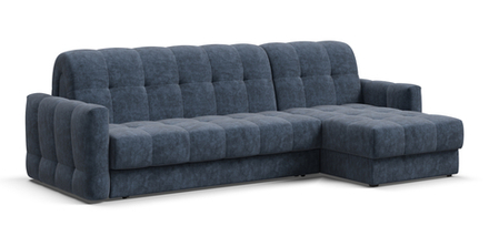 Угловой диван Босс Слип 160 Велюр Роял синий